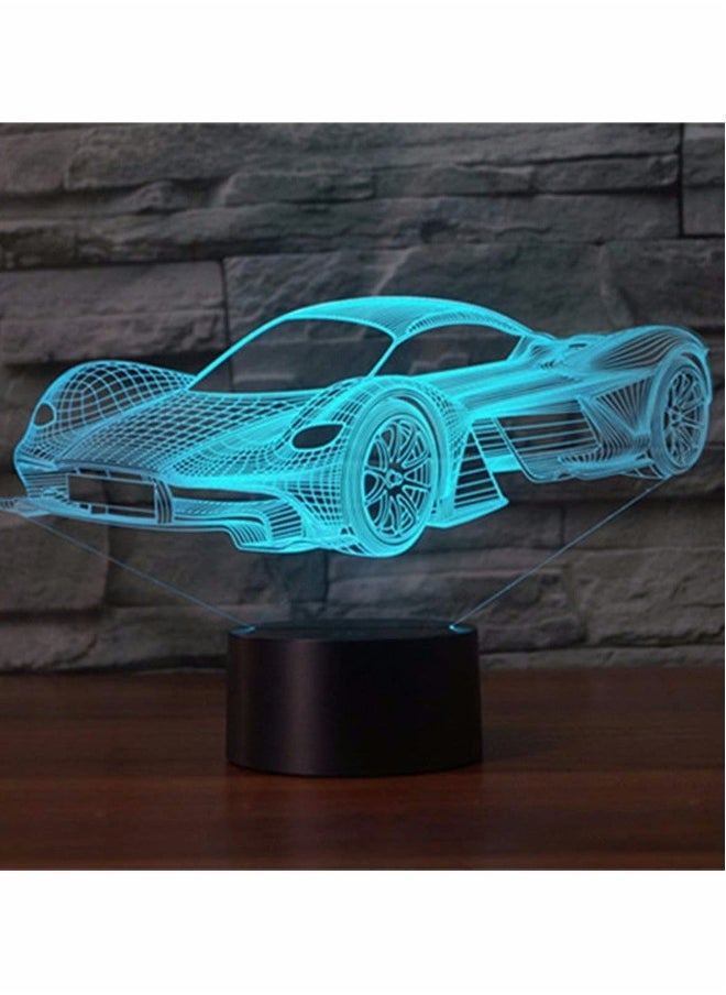 3D LED Illusion Lamp Night Light, Optical Bedside Table Night Lights