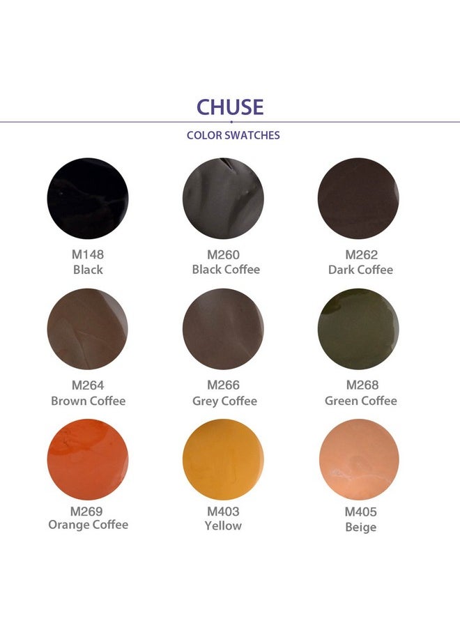 CHUSE M403, 7g, Yellow, Passed DermaTest, Paste Eyebrow Pigment for Microblading Micro Pigment Cosmetic Color