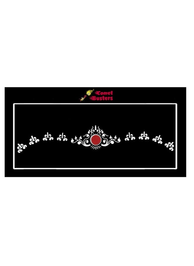 Comet Busters Traditional Bridal Bengali Wedding Bindi for Women (BIN1737)