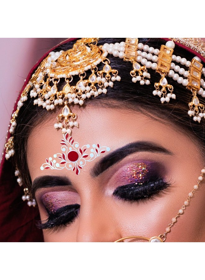 Comet Busters Traditional Bridal Bengali Wedding Bindi for Women (BIN1980)