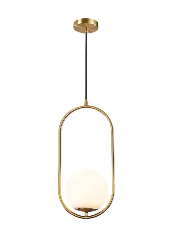 A F N LIGHTINGS Glass Globe Lampshade Hanging Light Chandelier Fixture Adjustable Hanging Fixture for Dinning Room Bedroom