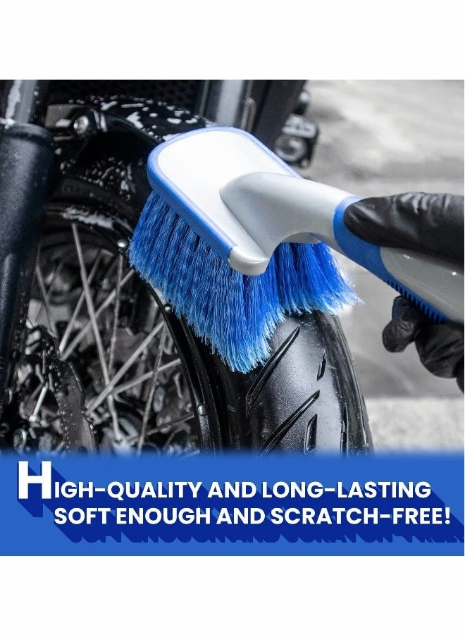 Cleaning Brush Car Wheel Brush Set Auto Bicycle Tire Brush Kit Motorcycle Detailing Brush