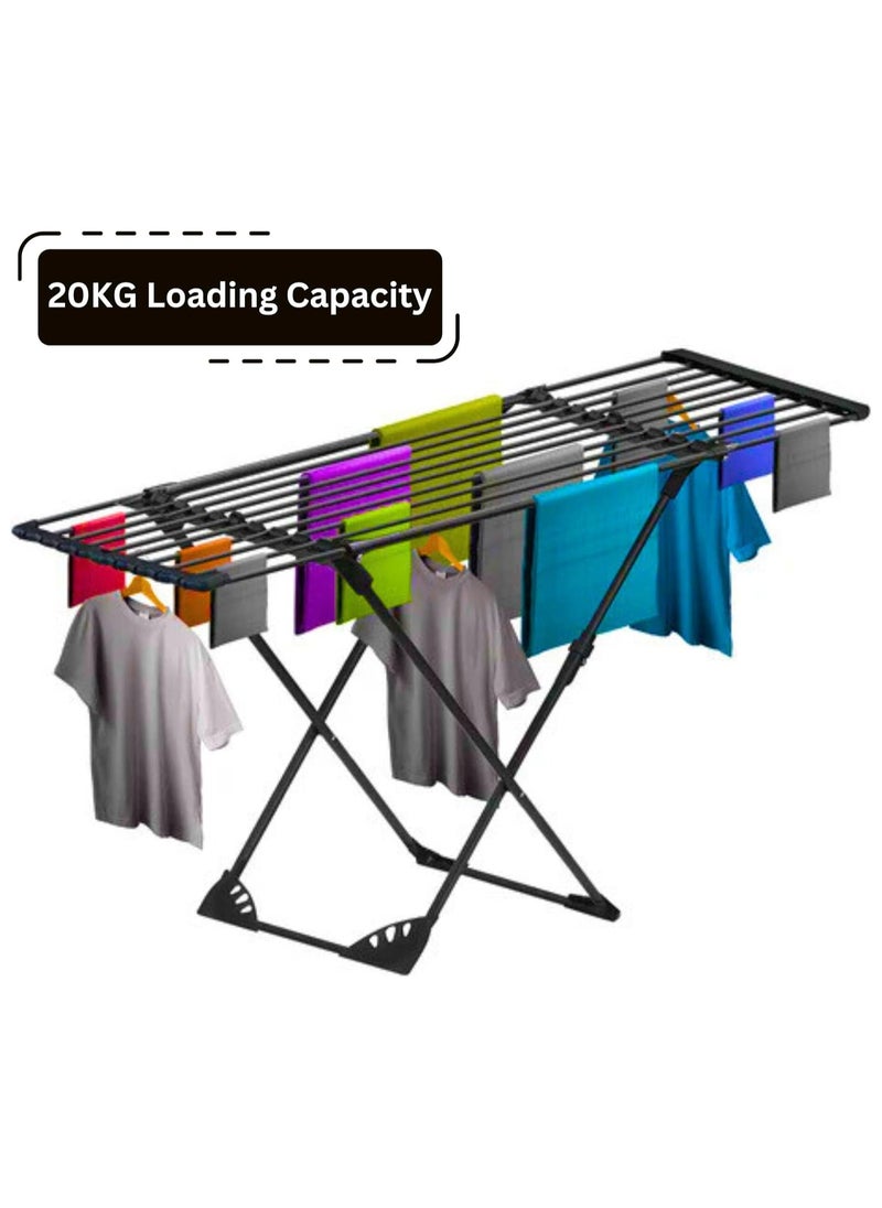 Clothes Drying Stand with Adjustable Wings Clothes Hanger Stand Drying Rack clothes rack  Cloth Drying Rack laundry dryer...