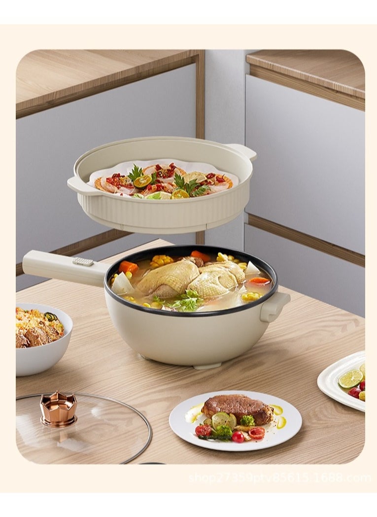 Electric Hot Pot Electric Frying Pan Electric Griddle All in One Large Capacity