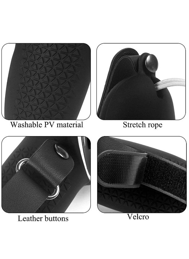 1 Pair Controller Grips Cover with Knuckle Straps Compatible with Oculus Quest 2 Accessories