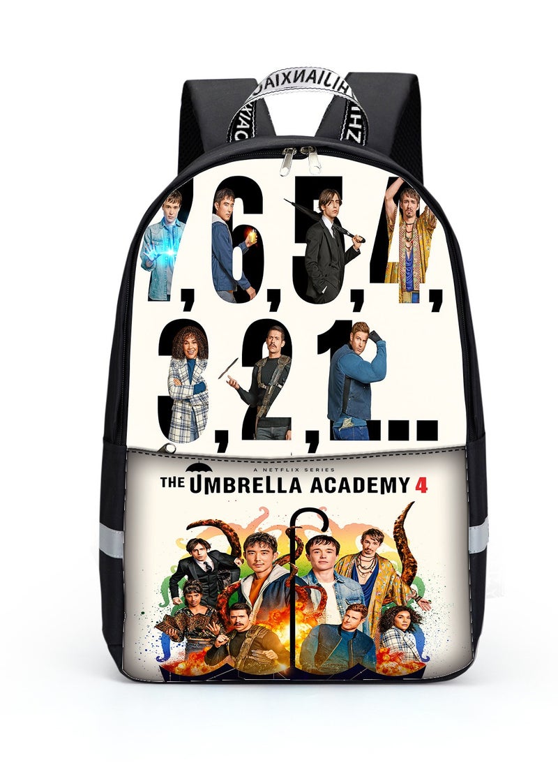 The Umbrella Academy4 Student Backpack Children's Lightweight Backpack 44*31*22CM