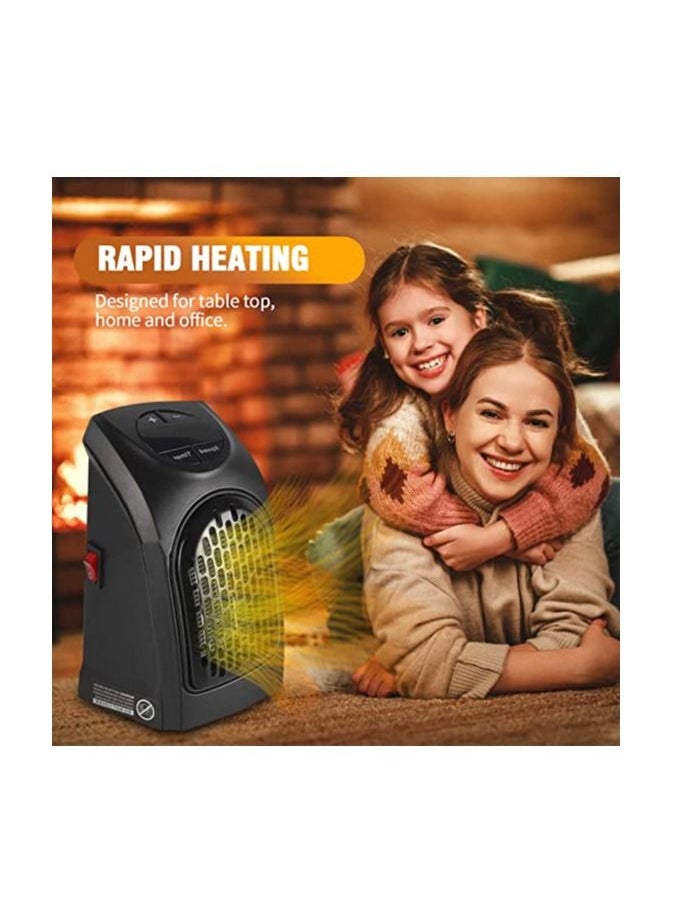 Portable Mini Electric Fan Heater Heating Stove Radiator Warmer Plug in Hot Air Fast Wall Heater Blower for Home Winter