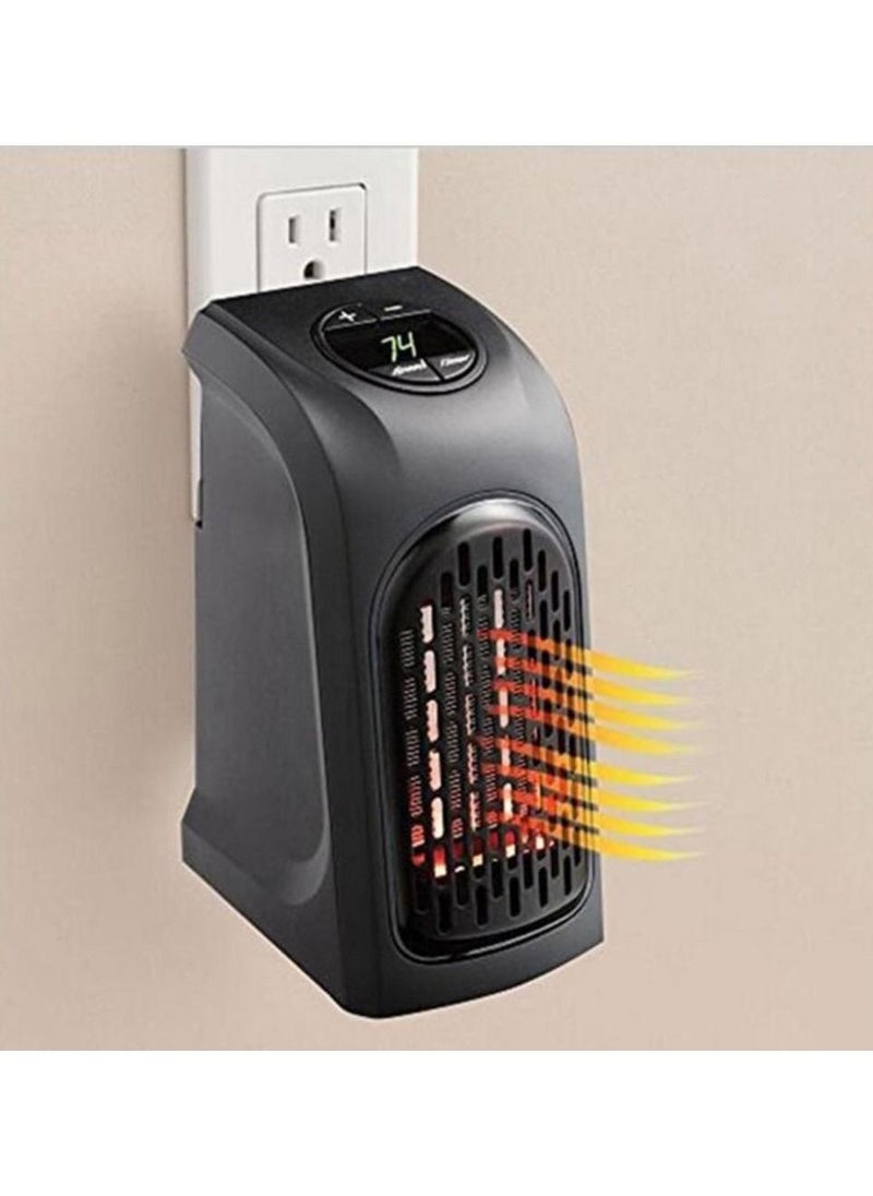 Portable Mini Electric Fan Heater Heating Stove Radiator Warmer Plug in Hot Air Fast Wall Heater Blower for Home Winter