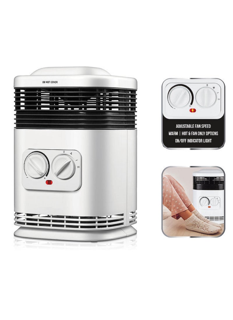 Room Heater 1500W With 360 Air Flow