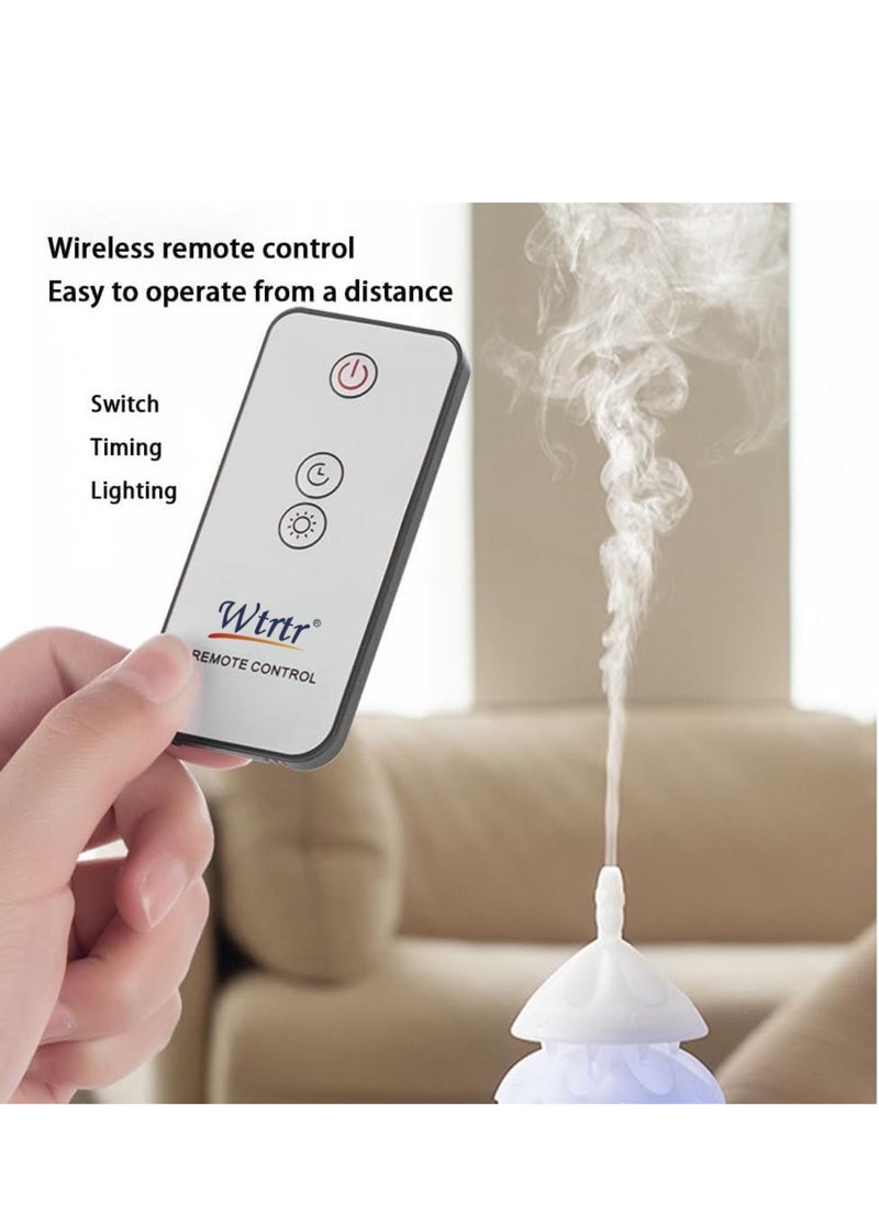 Christmas Tree Diffuser, Remote Control Christmas Tree Air Humidifier and Aromatherapy Diffuser, 7 Color Christmas Tree Essential Oil Diffuser with Timer for Christmas Home Decor Gift