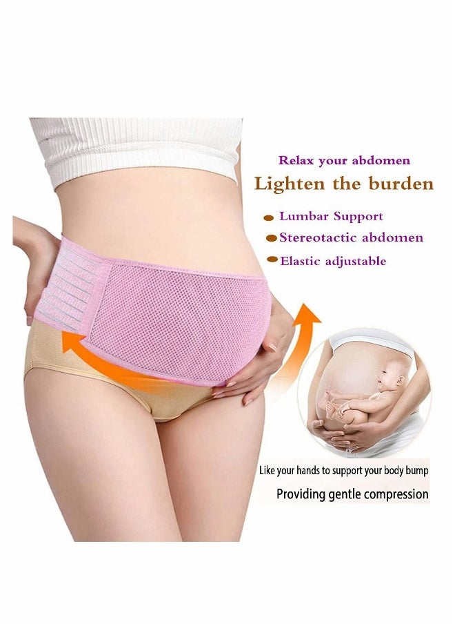 Maternity Belt Pregnancy Support Belt Belly Band Relieve Lower Back, Pelvic and Hip Pain (Breathable/Adjustable)