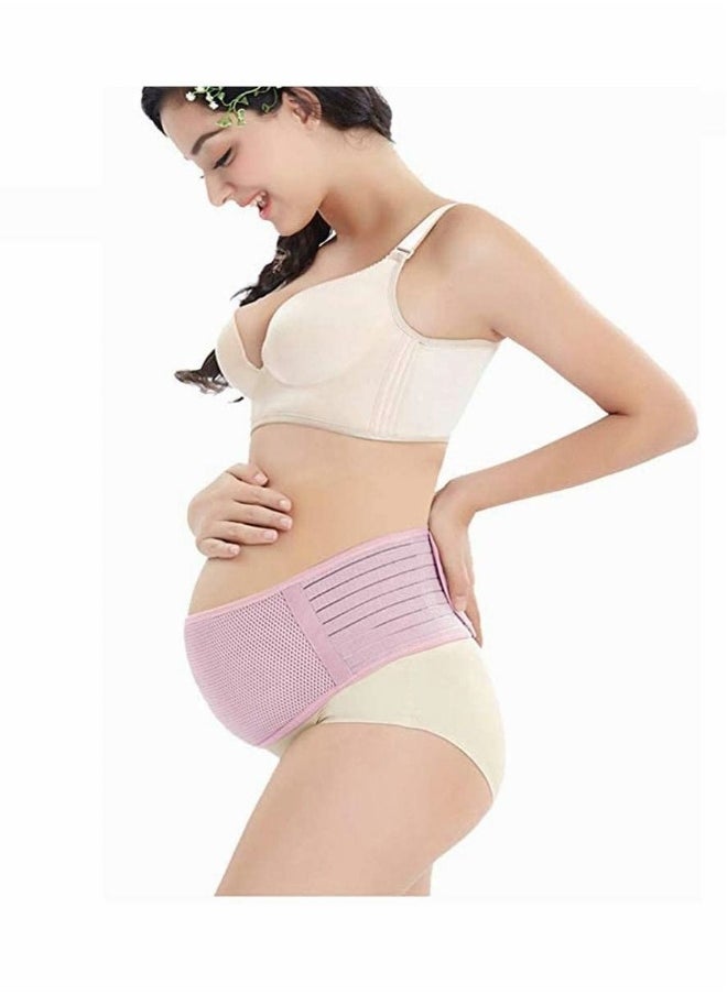 Maternity Belt Pregnancy Support Belt Belly Band Relieve Lower Back, Pelvic and Hip Pain (Breathable/Adjustable)