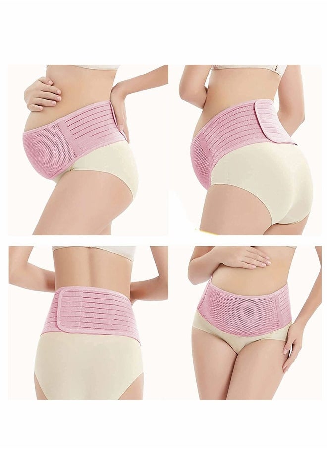 Maternity Belt Pregnancy Support Belt Belly Band Relieve Lower Back, Pelvic and Hip Pain (Breathable/Adjustable)