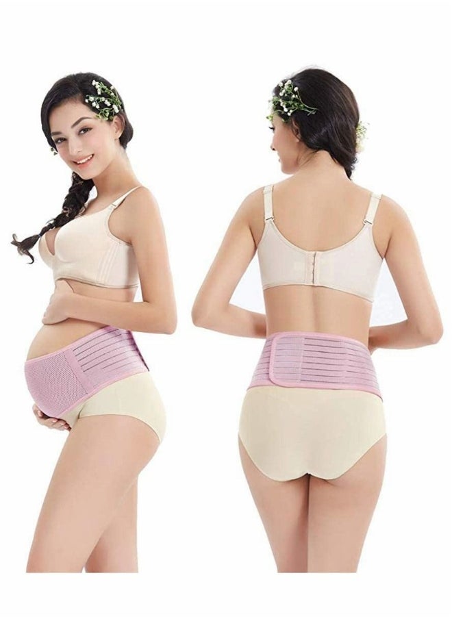 Maternity Belt Pregnancy Support Belt Belly Band Relieve Lower Back, Pelvic and Hip Pain (Breathable/Adjustable)