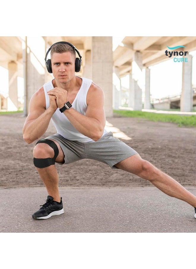 TYNOR Dual Patellar Support, Black, Universal, 1 Unit