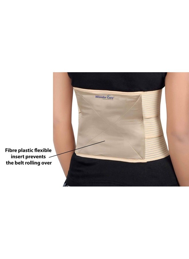 Wonder Care abdominal belt women maternity belt after normal delivery pregnancy belt c section cotton belly support belt women - Beige Color - Xtra Large