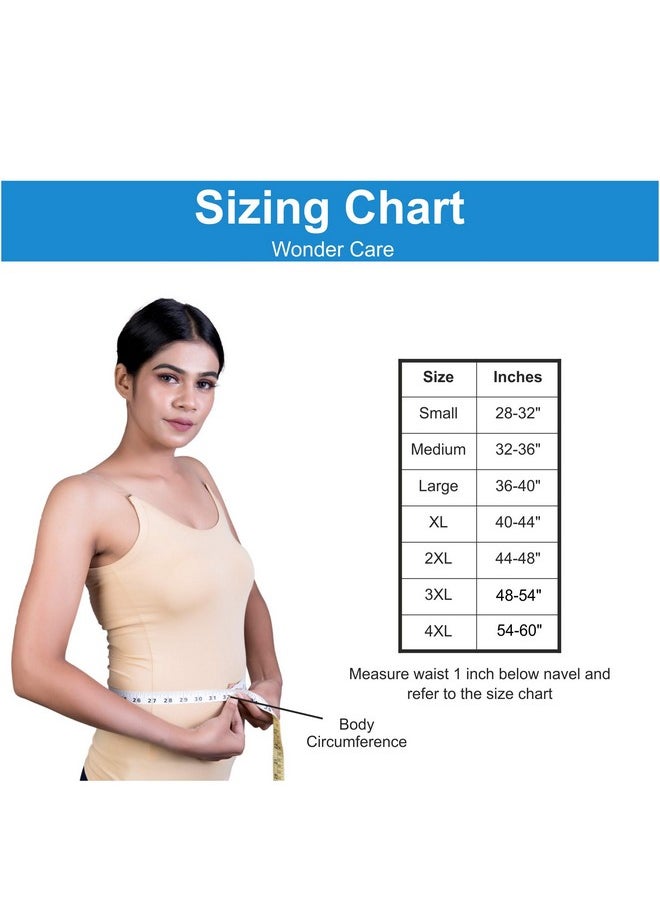 Wonder Care abdominal belt women maternity belt after normal delivery pregnancy belt c section cotton belly support belt women - Beige Color - Xtra Large