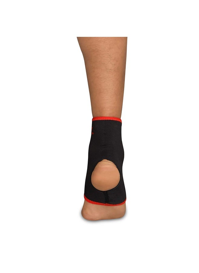 Nivia Orthopedic Adjustable Ankle Support (Slip In) For men and women, for gym, for outdoor sports, ankle brace for sports, Pain relief ankle protection guard, Ankle Band, Size (Large)