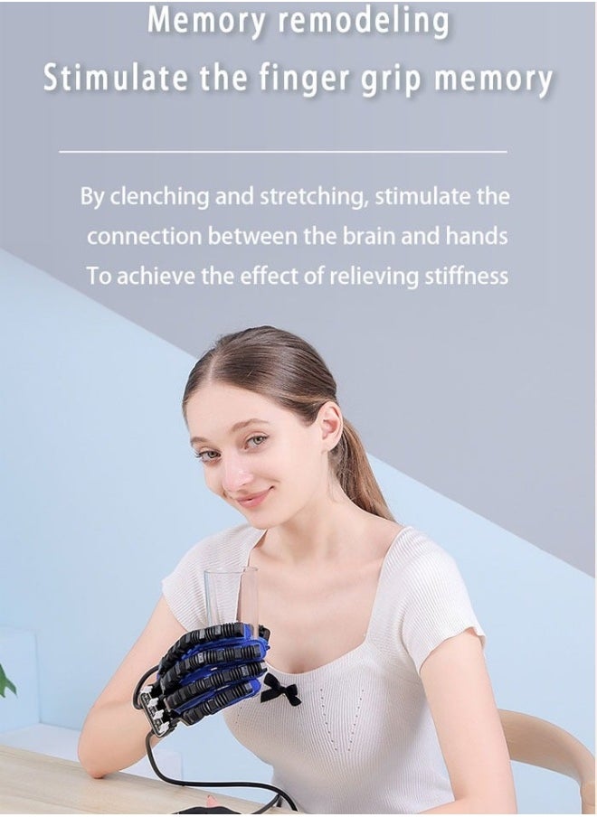 Robot Gloves Hand Stroke Recovery Equipment Hand Dysfunction Patient Training Device Stroke Hemiplegia Finger Orthosis for Long Term Relief Finger Cramps