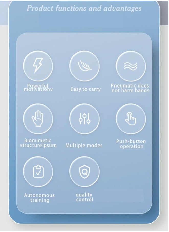 Robot Gloves Hand Stroke Recovery Equipment Hand Dysfunction Patient Training Device Stroke Hemiplegia Finger Orthosis for Long Term Relief Finger Cramps