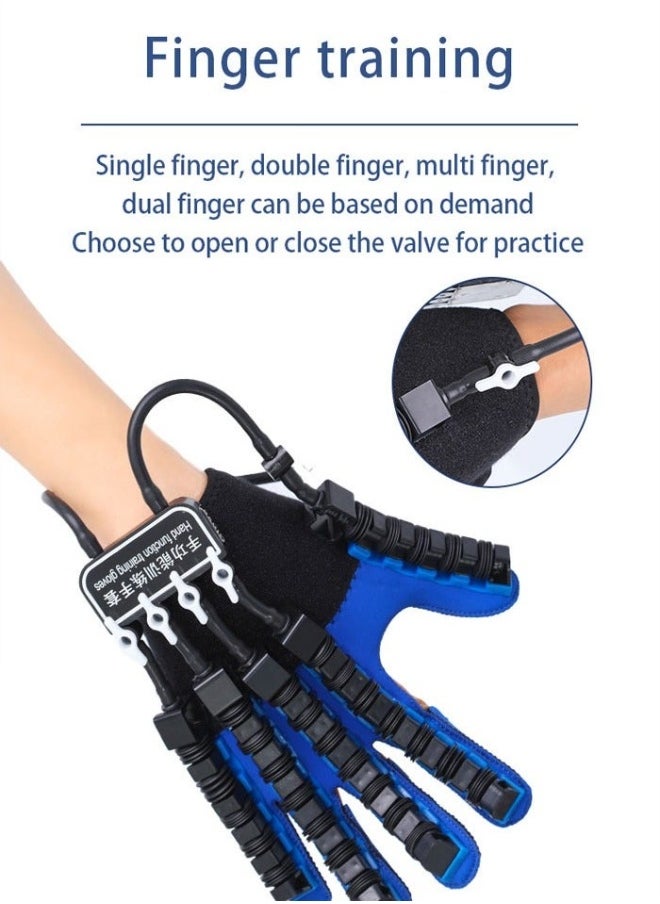 Robot Gloves Hand Stroke Recovery Equipment Hand Dysfunction Patient Training Device Stroke Hemiplegia Finger Orthosis for Long Term Relief Finger Cramps