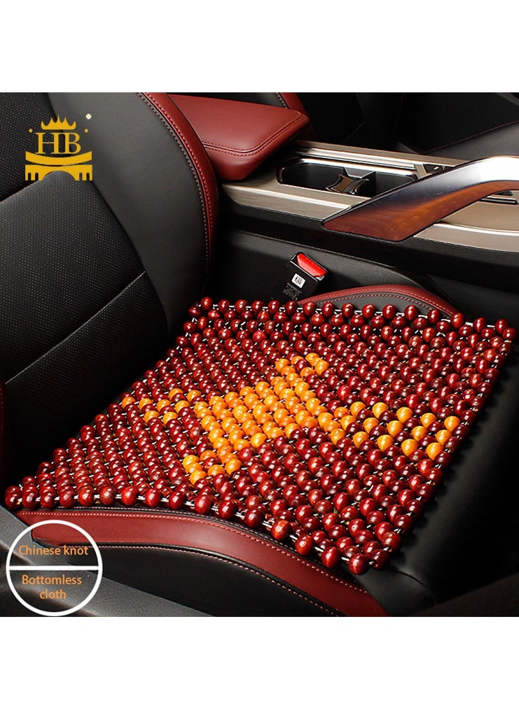 Car Seat Covers Summer Wooden Beads Car Seat Cushion Single Piece Summer General Wooden Bead Cool Pad Front Row Wooden Bead Pad