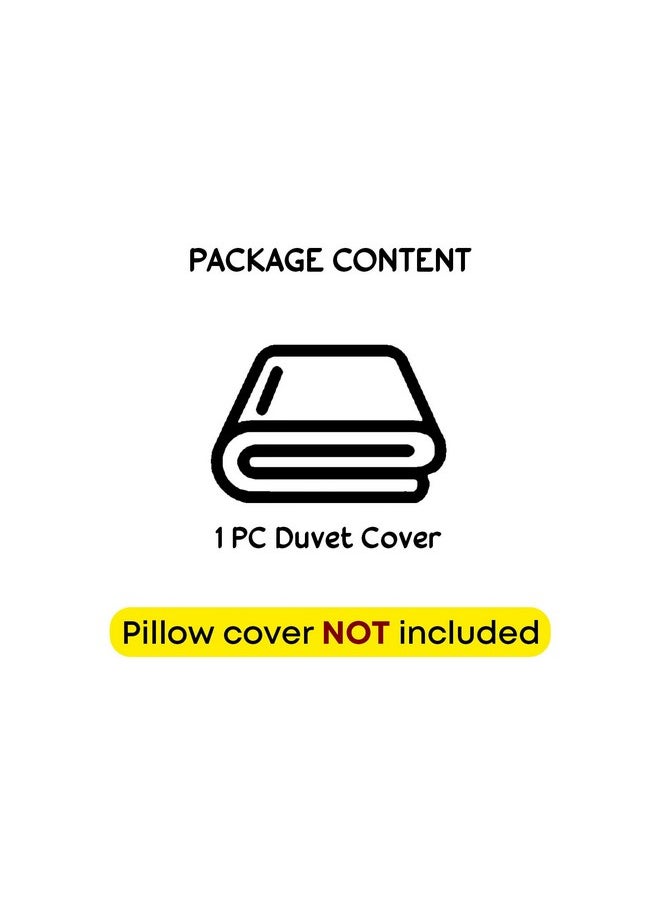 Linenwalas 100% Cotton Cover, Anti-Pilling 310 Tc Cotton White Solid Comforter Cover, Premium Cotton Quilt, Cotton Soft Durable Breathable Blanket, White (60X90 Inch) - Zipper