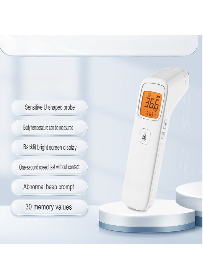 Digital Thermometer, High Precision Forehead Thermometer, Portable Infrared Contactless Thermometer, Durable Electronic Temperature Thermometer, (1pc, White)