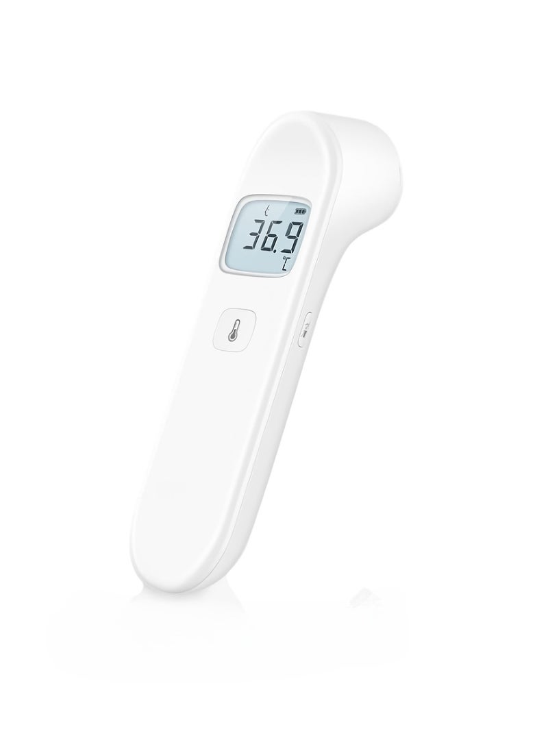 Infrared Forehead Thermometer, Easy To Use Fever Measuring Thermometer, High Precision Digital Thermometer, User Friendly Design Temperature Measuring Device, (1pc, White)