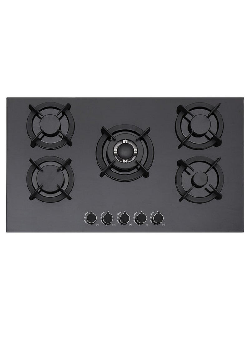 5 Burner Glass Gas Hob  BS