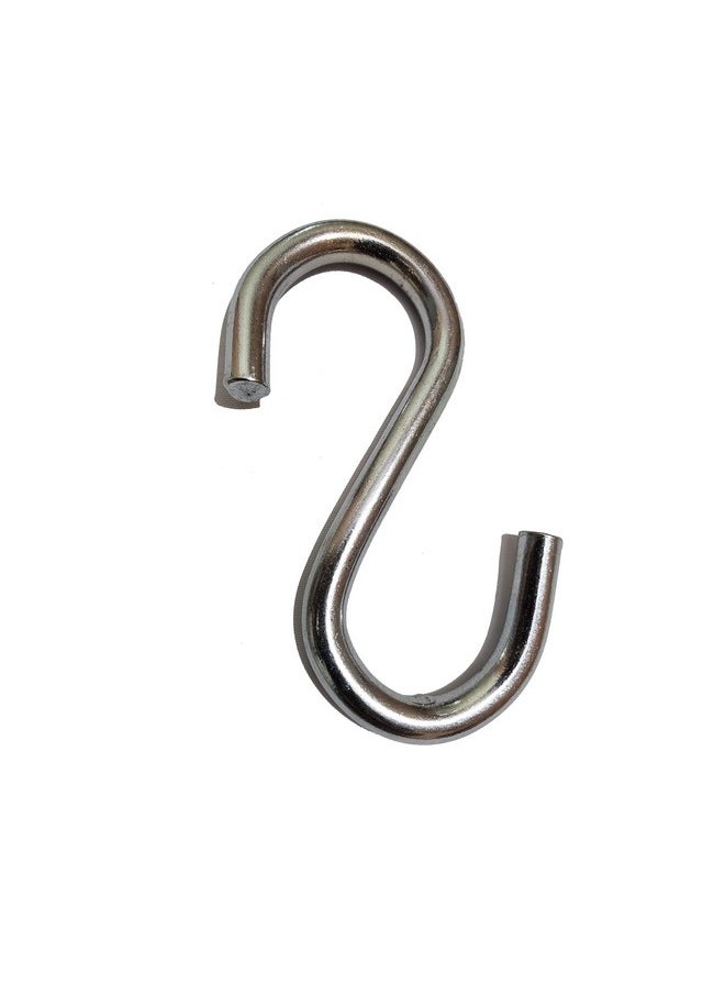 Pure Source India Stainless Steel S Hook, 2 Pieces, Silver