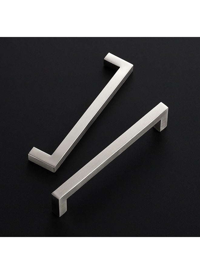 Ravinte 30 Pack 6-1/4 Inch Kitchen Square Cabinet Handles Brushed Nickel Cabinet Pulls Stainless Steel Drawer Pulls Kitchen Cabinet Hardware Kitchen Handle