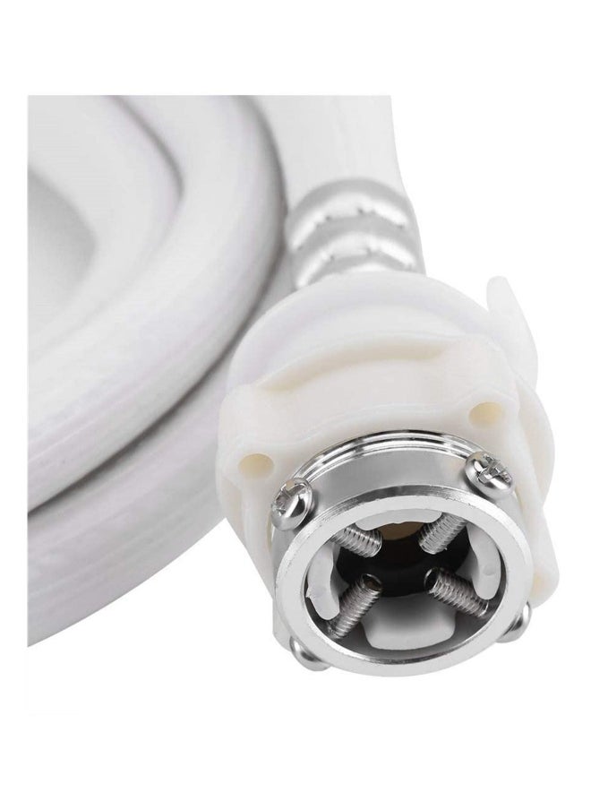 Washing Machine Hose Connector Automatic Washing Machine Inlet Hose Extension Tube 2m White