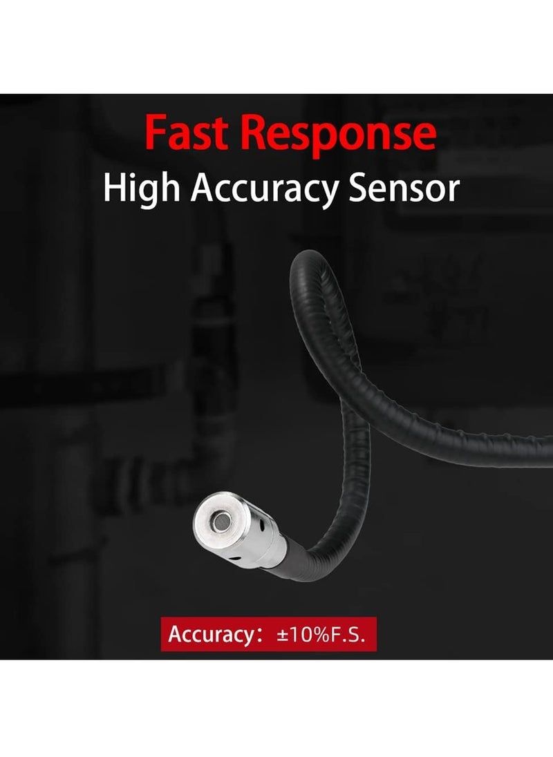Ht601A Natural Gas Tester, Lightweight And Portable Natural Gas Leak Detector, Strong And Durable Gasoline Methane Tester For Pipelines, Fuel Tanks, Passenger Cabins Etc, (Simple Version)