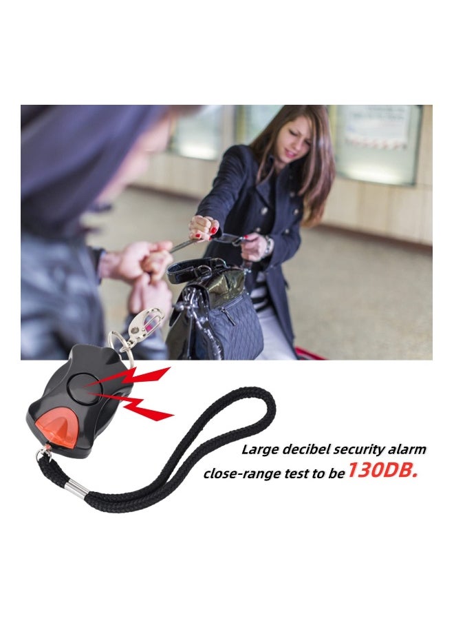 Mini Alarm Keychain, Safety Siren Personal Keychain Alarm for Women Protection, Self Defense Safe Sound Alert with Flashlight