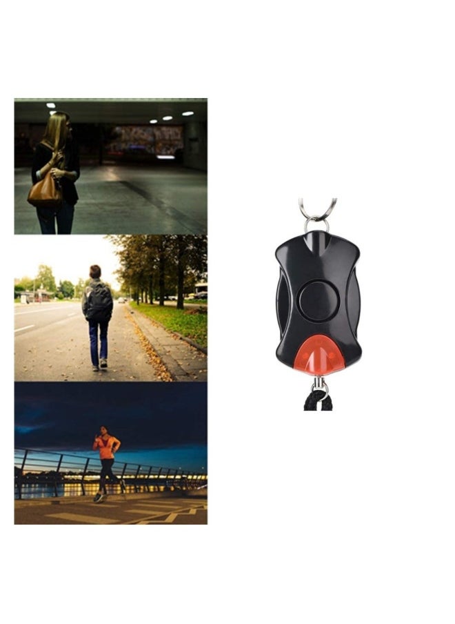 Mini Alarm Keychain, Safety Siren Personal Keychain Alarm for Women Protection, Self Defense Safe Sound Alert with Flashlight