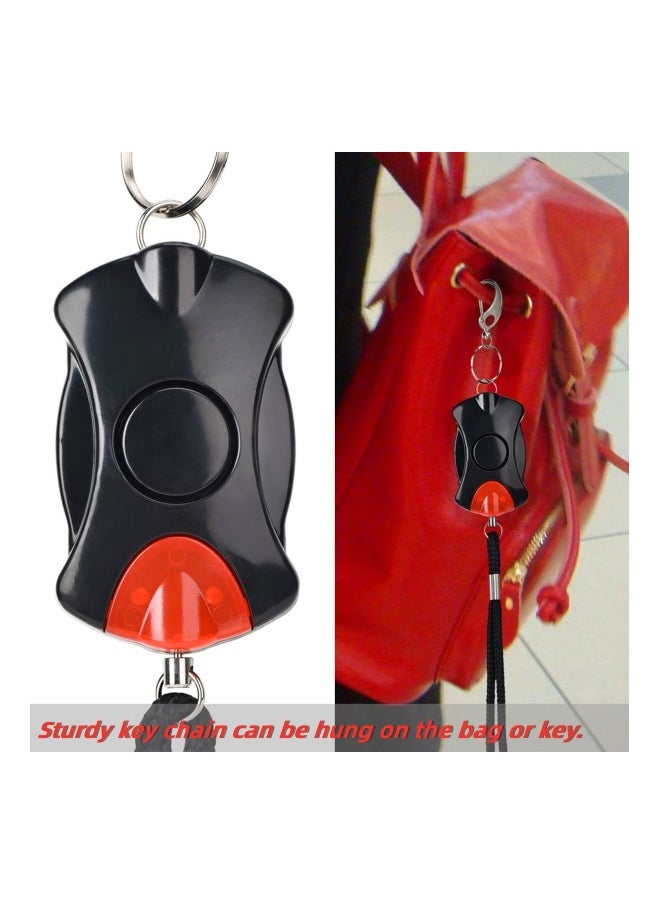 Mini Alarm Keychain, Safety Siren Personal Keychain Alarm for Women Protection, Self Defense Safe Sound Alert with Flashlight