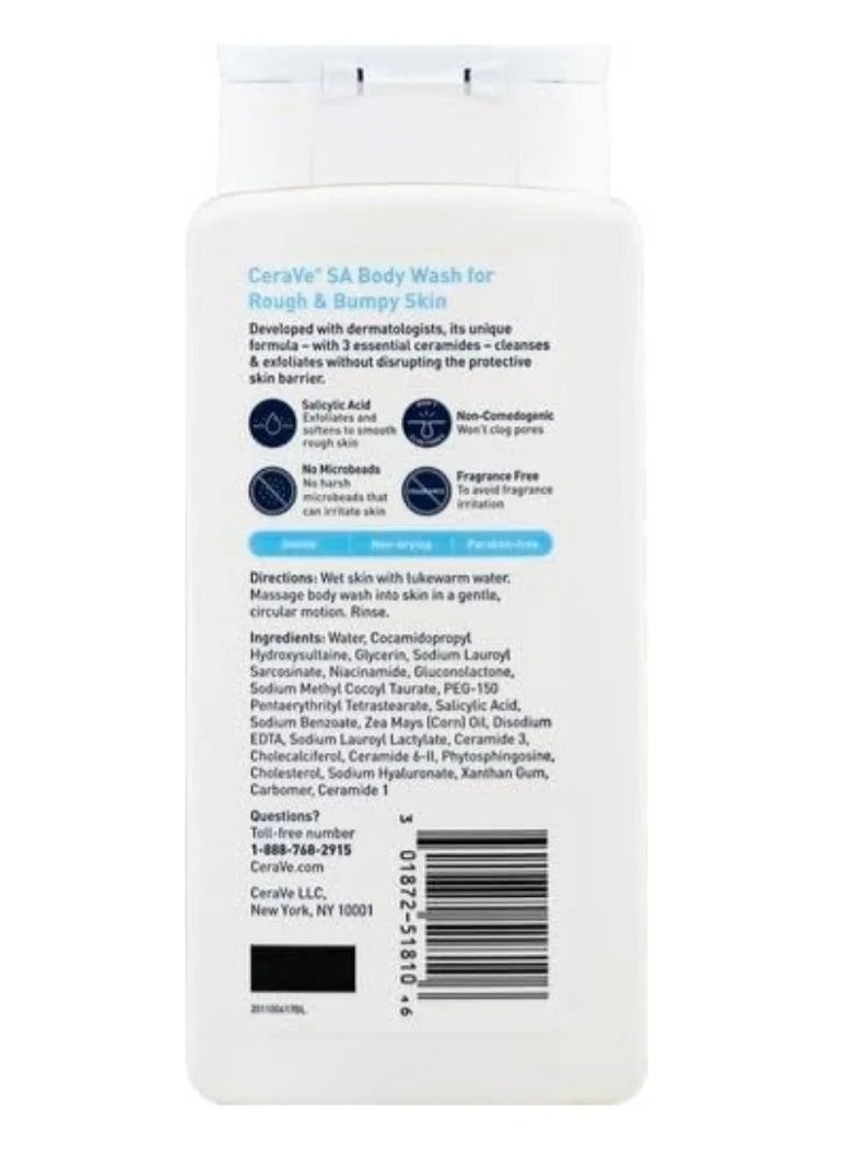 SA Body Wash for Rough and Bumpy Skin 296ml