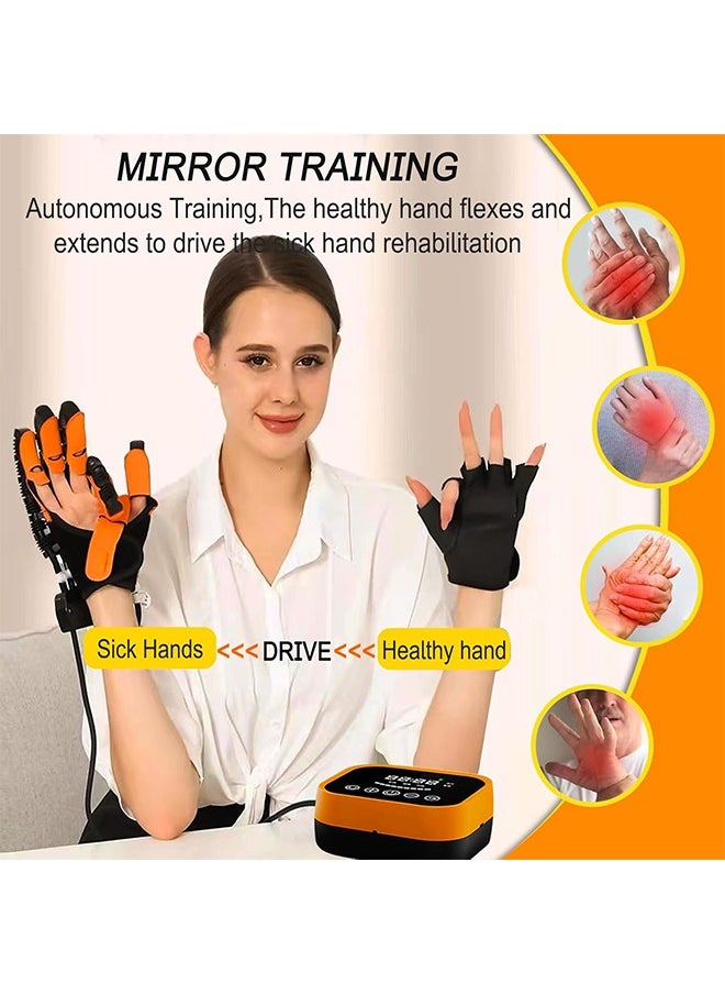 Rehability Robot Gloves Hand Stroke Recovery Equipment Hand Dysfunction Patient Training Device Stroke Hemiplegia Finger Orthosis for Long Term Relief Finger Cramps