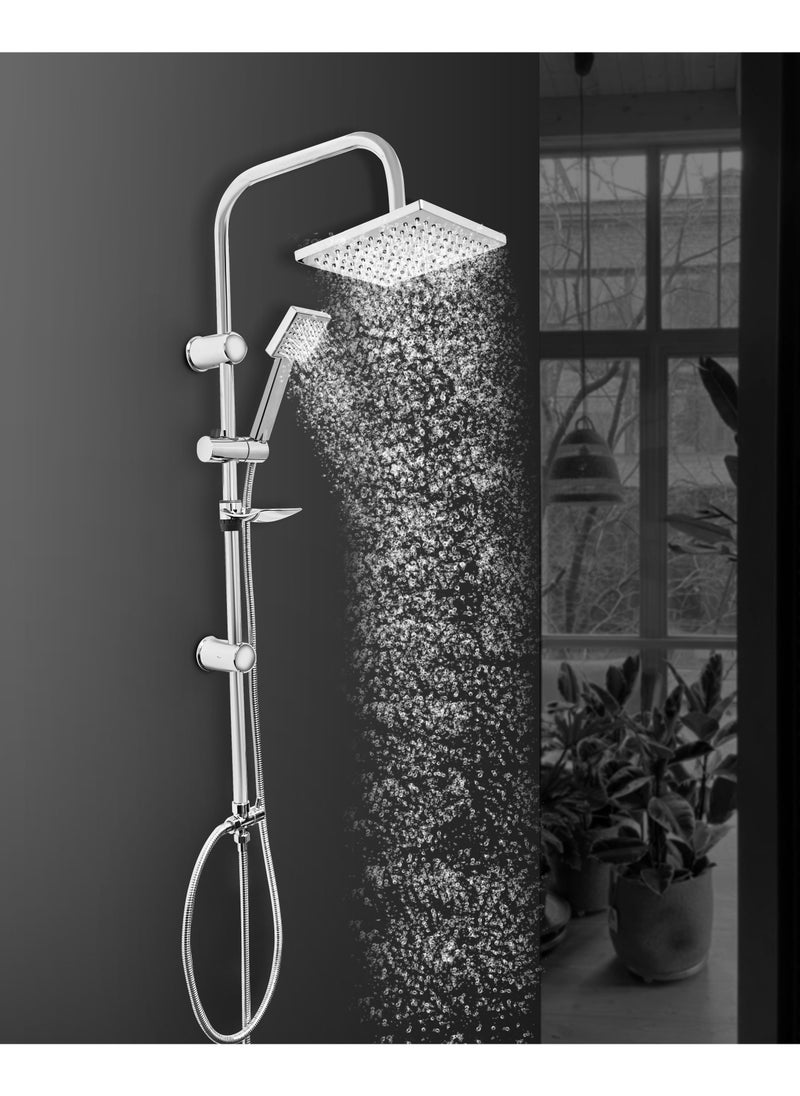 FRIZONE Shower Faucet set, Shower Kit 9001, Shower Kit with shower head, hand shower, Soap Dish, Diverter