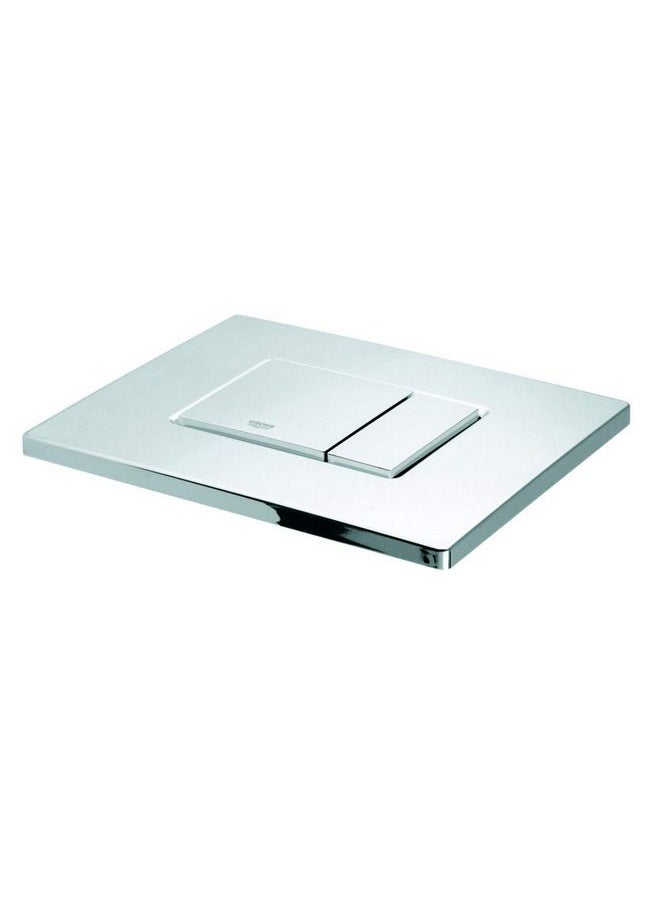 GROHE Skate Cosmopolitan Flush Plate, Chrome,38732000, Stainless Steel