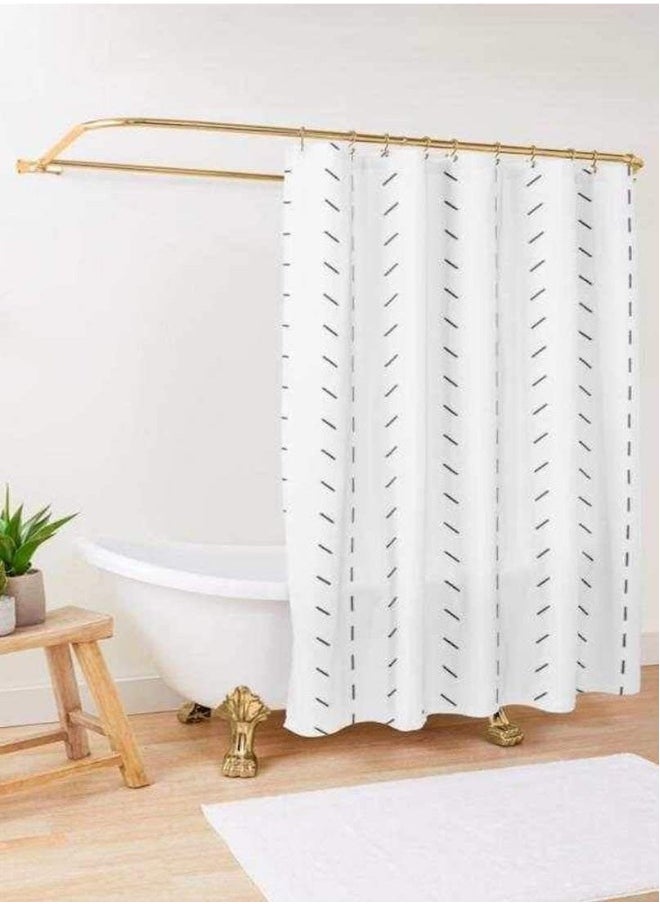 Boho Shower Curtain, 1Pcs Standard Boho Shower Curtain Size 72x72 inch Shower Curtain Hooks Included with Shower Curtain