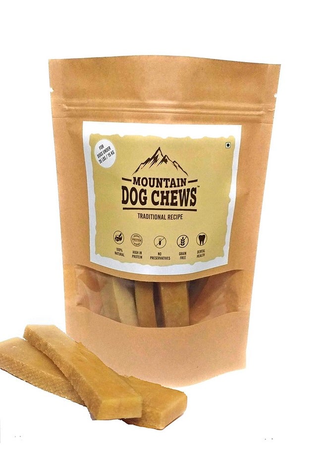 Chewers Mountain Dog Chew, 100% Natural Himalayan Yak Milk Bone, Healthy & Vegetarian Treat for Small Dogs, 70 GMS