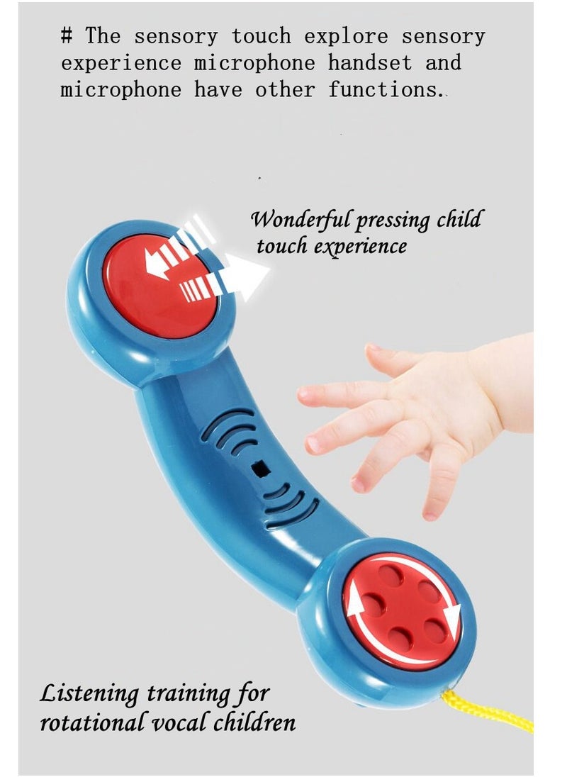 Baby Toys with Light and Music,Baby Phone Musical Car Toy,Early Sounding Educational Toy for Baby