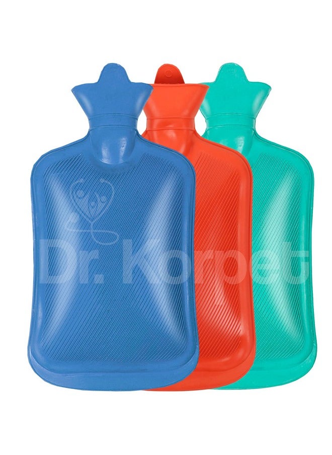 Rubber Hot Water Bag, Hot Water Bags For Pain Relief, Heating Pad For Pain Relief - Random Color - 1 Piece