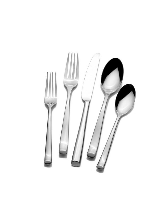 Mikasa, Addison Flatware Service for 4, 20 Piece Set, 18/0 Stainless Steel Silverware Set