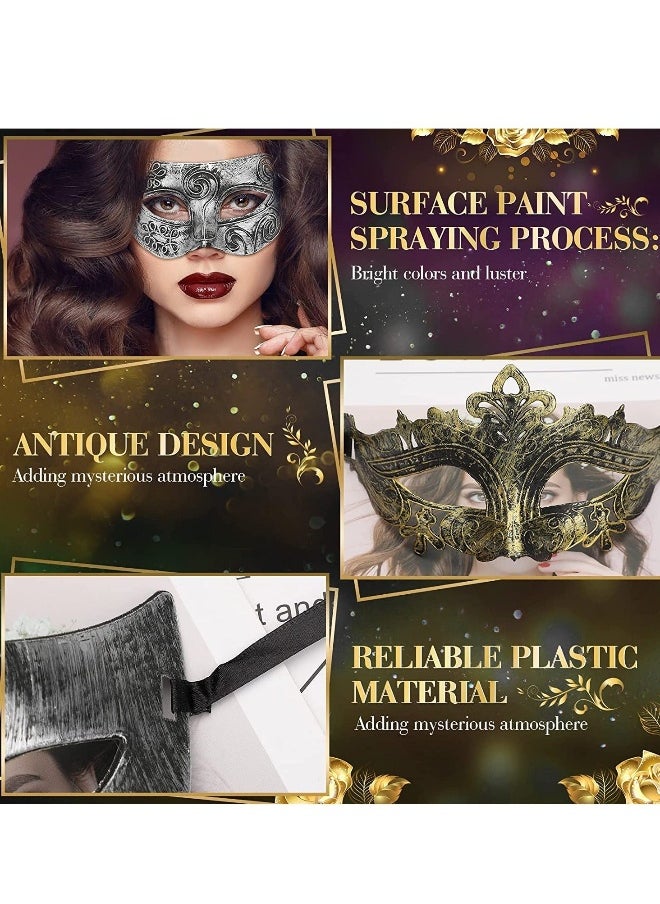 Masquerade Masks, 30 Pieces Masquerade Masks Bulk Lace Mask Women Venetian Masks Lace Masquerade Mask for Party Ball
