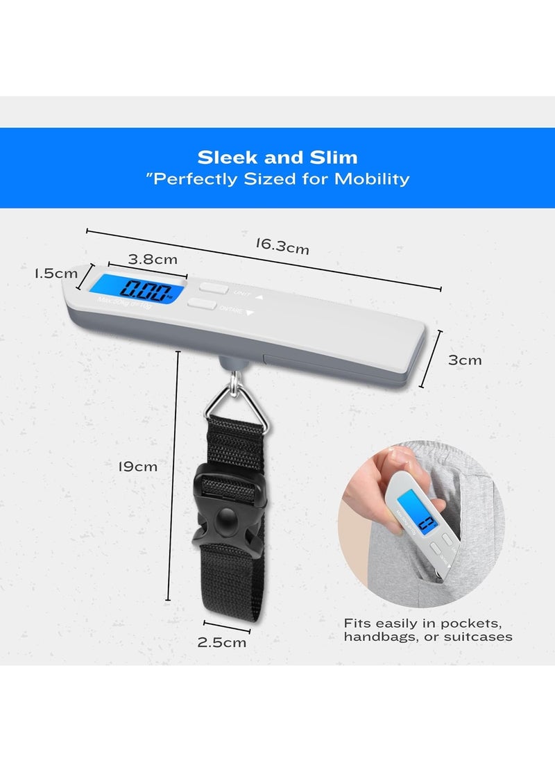 Pikkaboo Portable Digital Travel Weighing Scale