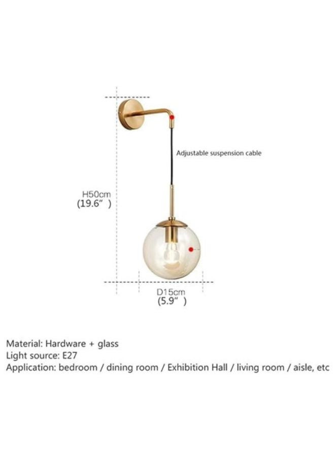 A F N LIGHTINGS Nordic Wall Lamp Sconces Contemporary Light Round Fixtures for Home Indoor Living Room Decoration