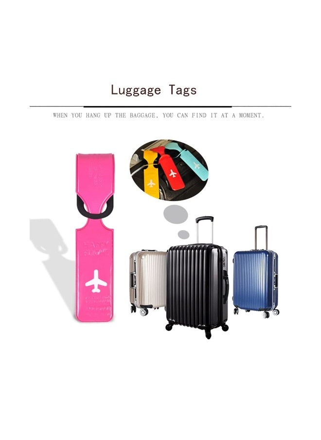 6 Pieces Luggage Tags, Travel Suitcases Baggage Identifier Tag with Information Card Paper